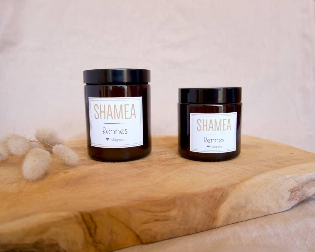 Bougie magnolia naturelle