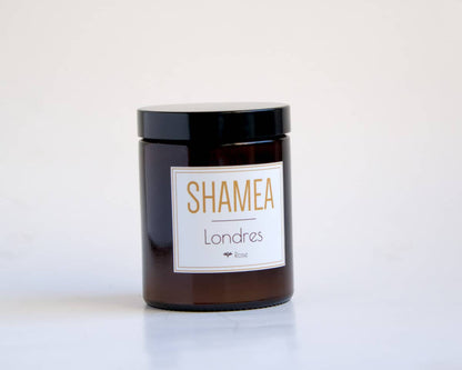 Bougie rose naturelle