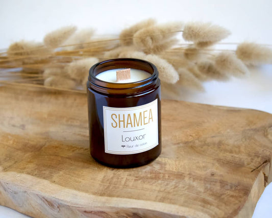 Bougie fleur de coton naturelle