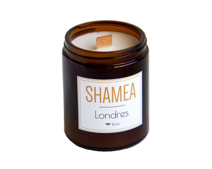 Bougie rose naturelle