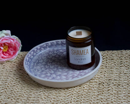 Bougie rose naturelle