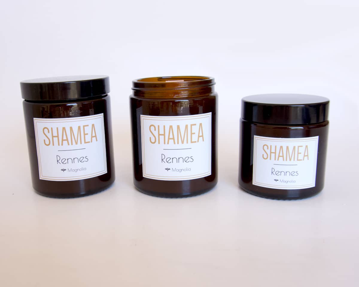 Bougie magnolia naturelle