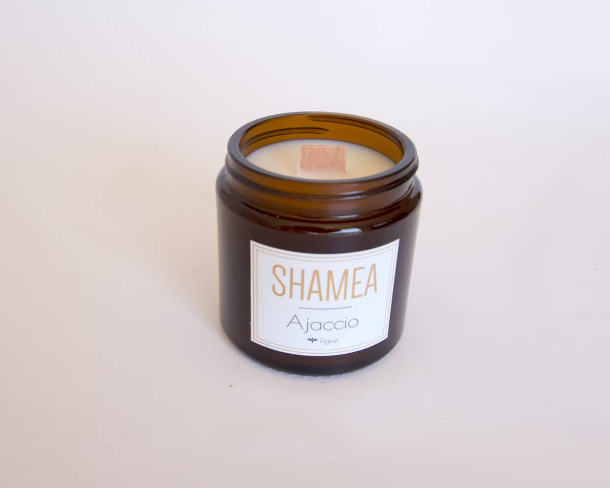 Bougie parfumée figue artisanale made in france naturelle taille S