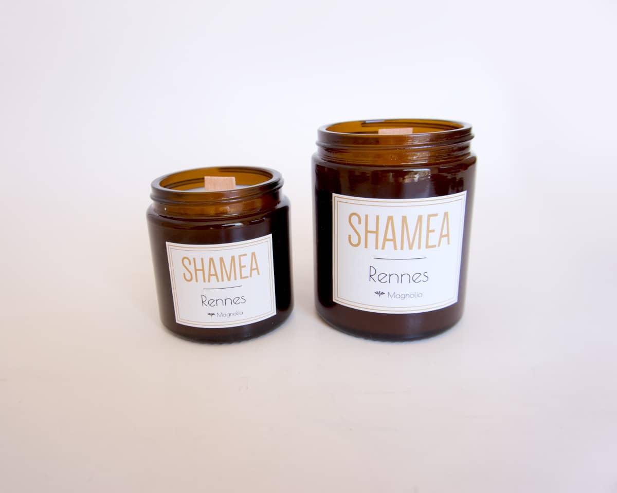 Bougie magnolia naturelle