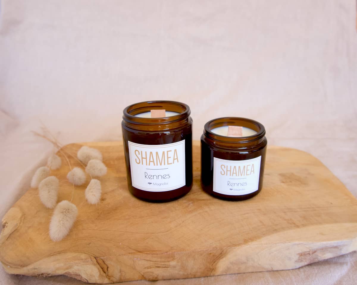 Bougie magnolia naturelle