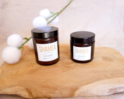 Bougie fleur de coton naturelle