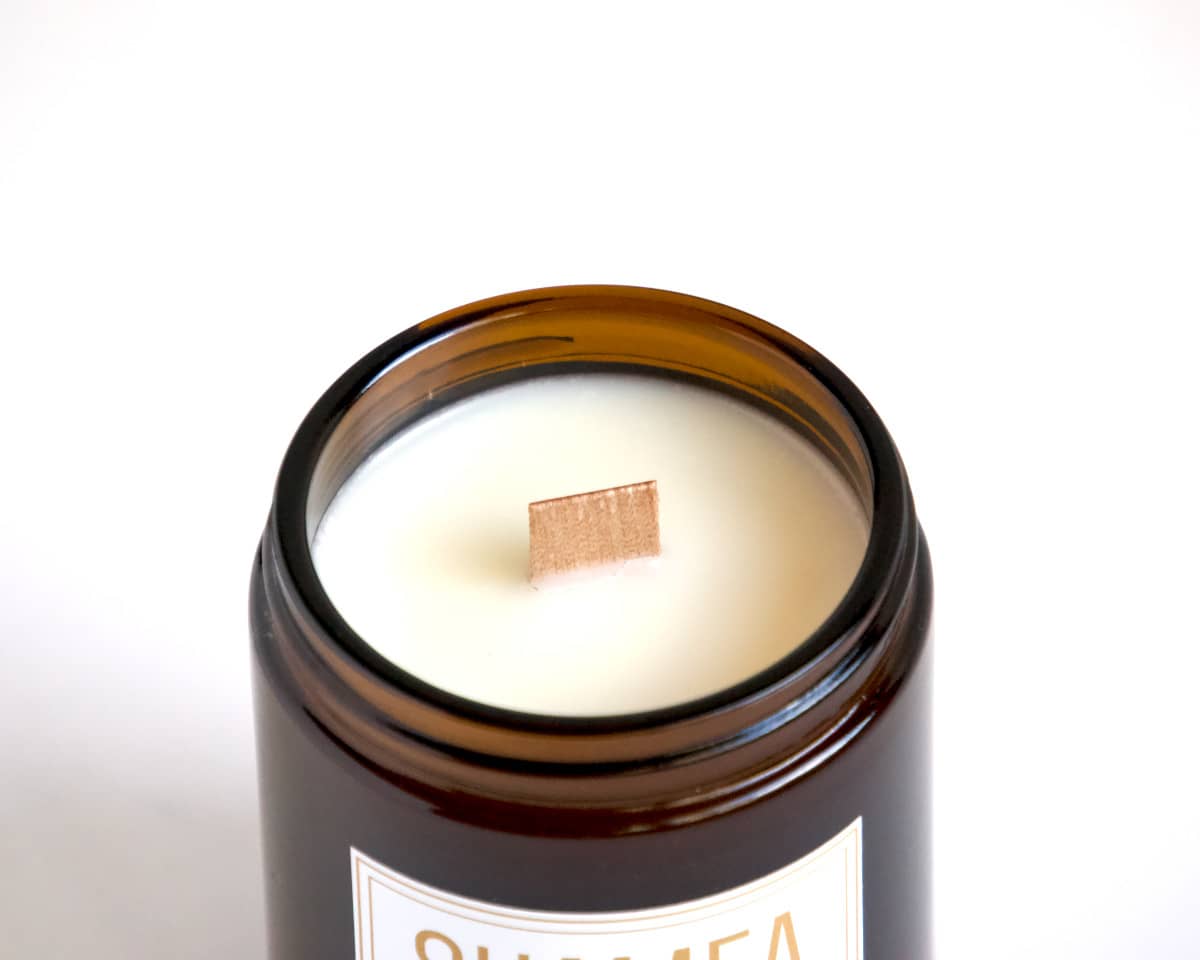 Bougie mimosa naturelle