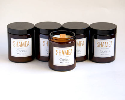 Bougie bois d'olivier naturelle